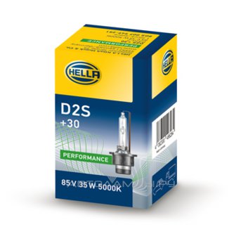 D2R 85V-35W (P32d-3) 4300K Xenon +30 (Hella) 8GS 007 001-241