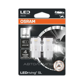 Osram W21W 6000K LEDriving SL gen3