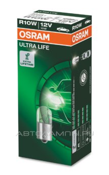 R10W 12V-10W (BA15s) (������. ���� ������) Ultra Life 5008ULT