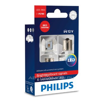 P21W 12V/24V-LED (BA15s) Red 2.0W X-tremeUltinon LED (ку.2шт.) 12898RX2