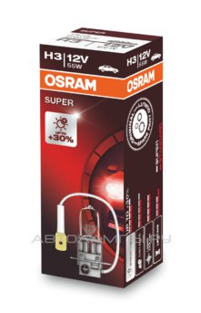H3 12V- 55W (PK22s) ( +30% света) Super 64151SUP