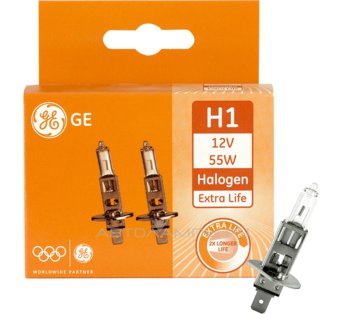 H1 12V- 55W (P14,5s) (������. ���� ������) Extra Life (�.��.2��.) 17465 (50310DPU) 50310DPU